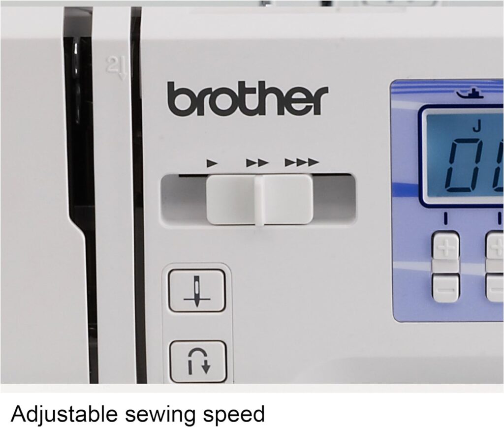 Brother Sewing and Quilting Machine, HC1850, 185 Built-in Stitches, LCD Display, 8 Included Sewing Feet