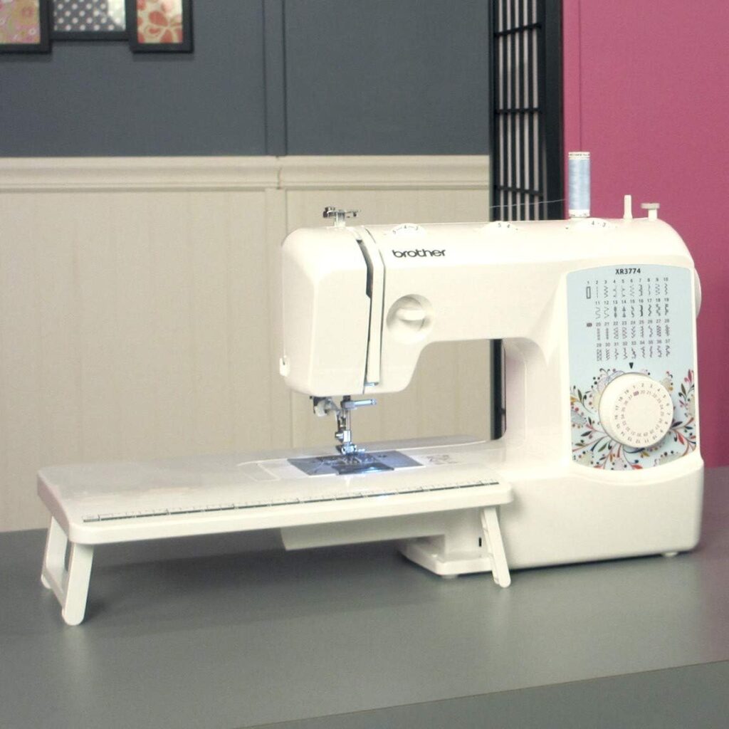 Brother Sewing and Quilting Machine, XR3774, 37 Built-in Stitches, Wide Table, 8 Included Sewing Feet