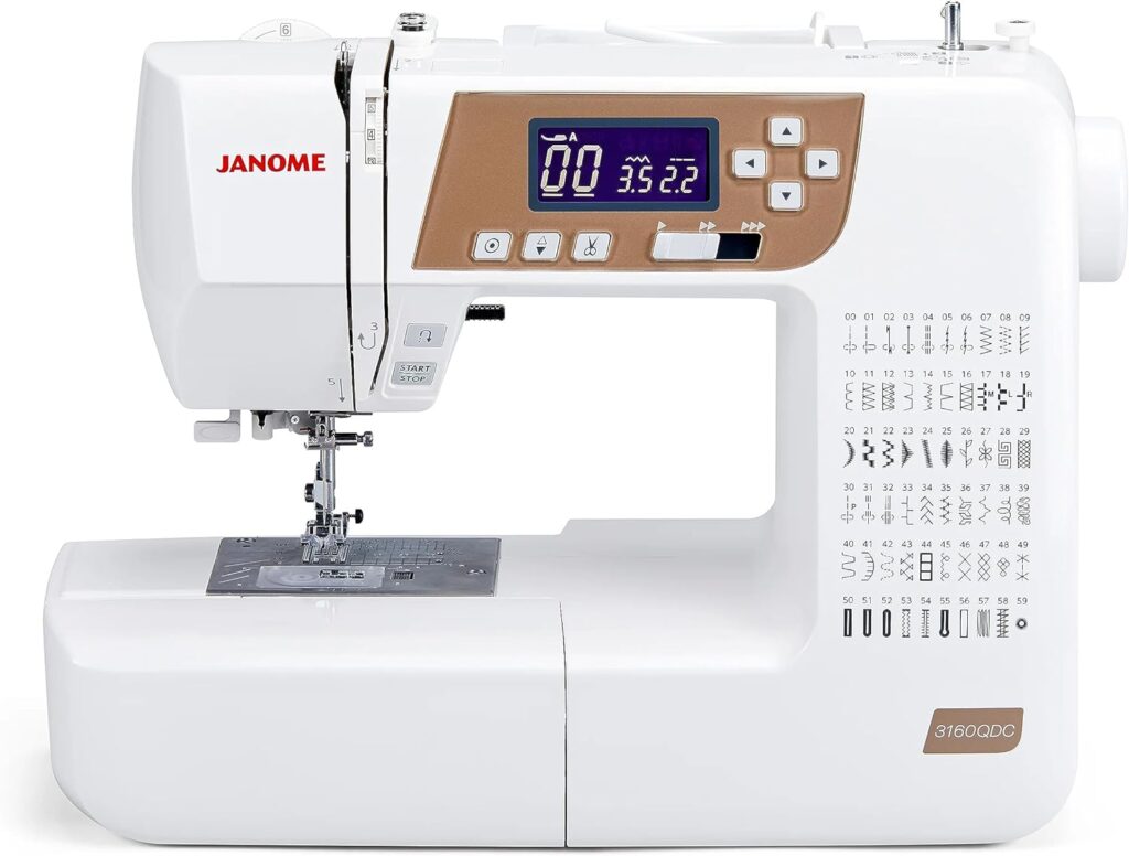 Janome 3160QDC-T Computerized Quilting and Sewing Machine with Bonus Quilt Kit