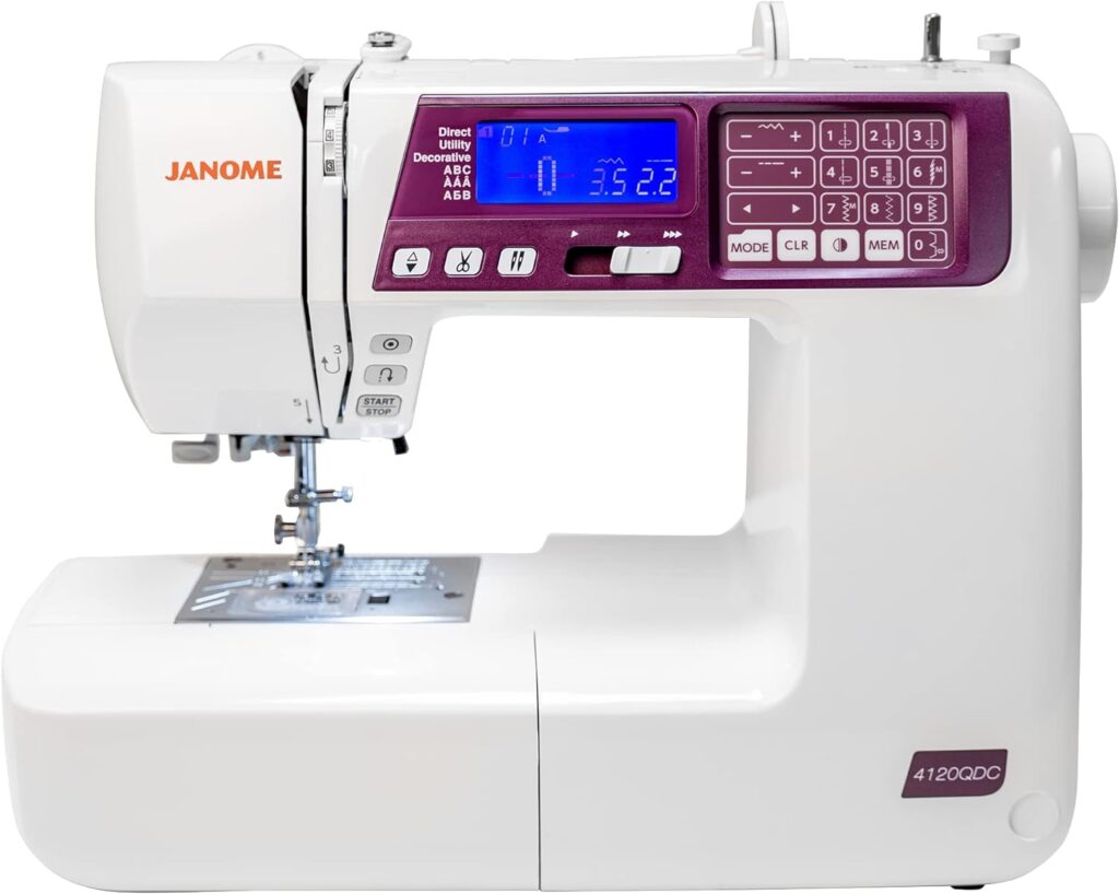 Janome 4120QDC-G Computerized Quilting and Sewing Machine with Bonus Quilt Kit