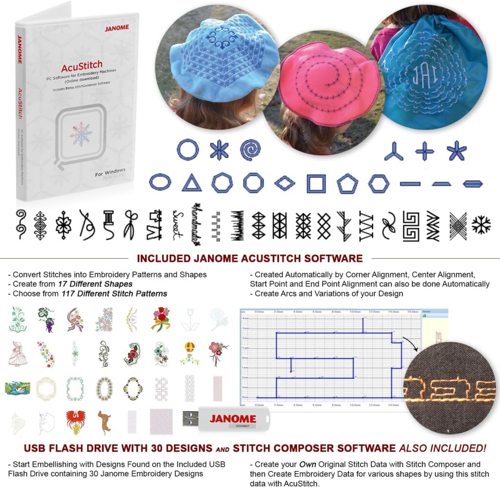 Janome Memory Craft 500E Embroidery Machine