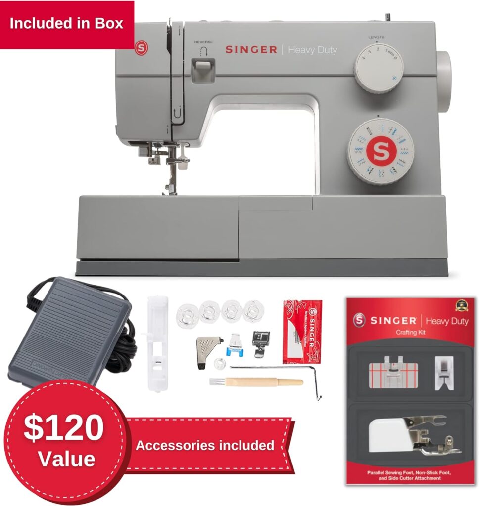 SINGER 44S with Kit Sewing Machine, Grey