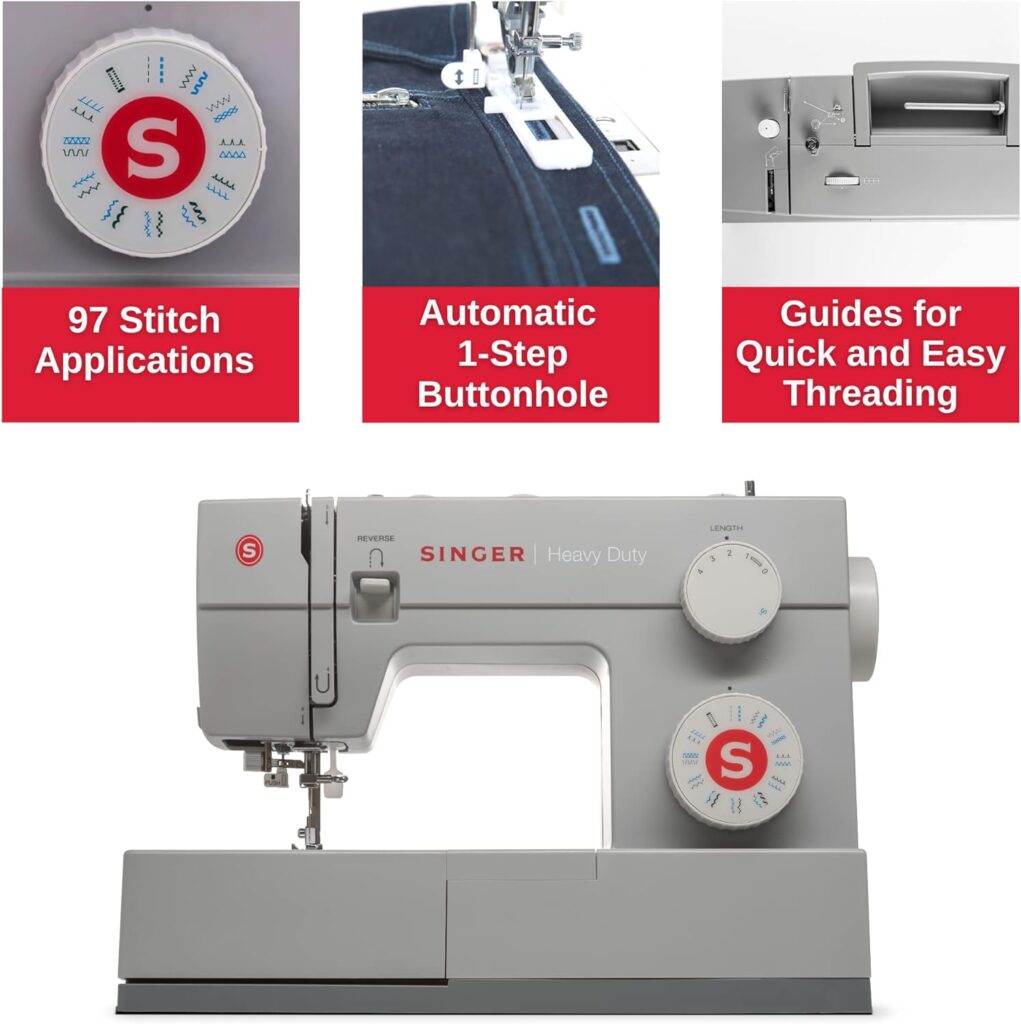 SINGER 44S with Kit Sewing Machine, Grey