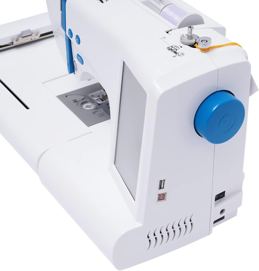 YUNLAIGOTOP Sewing and Embroidery Machine, 2-In-1 Embroidery Machine with Large LCD Touch Screen, 75 Designs, 4x9.2 Embroidery Area, Computerized Embroidery Machine for Tailoring Stores/Homes