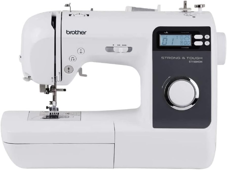 Brother ST150HDH Sewing Machine, Strong Tough, 50 Built-in Stitches, LCD Display, 9 Included Feet