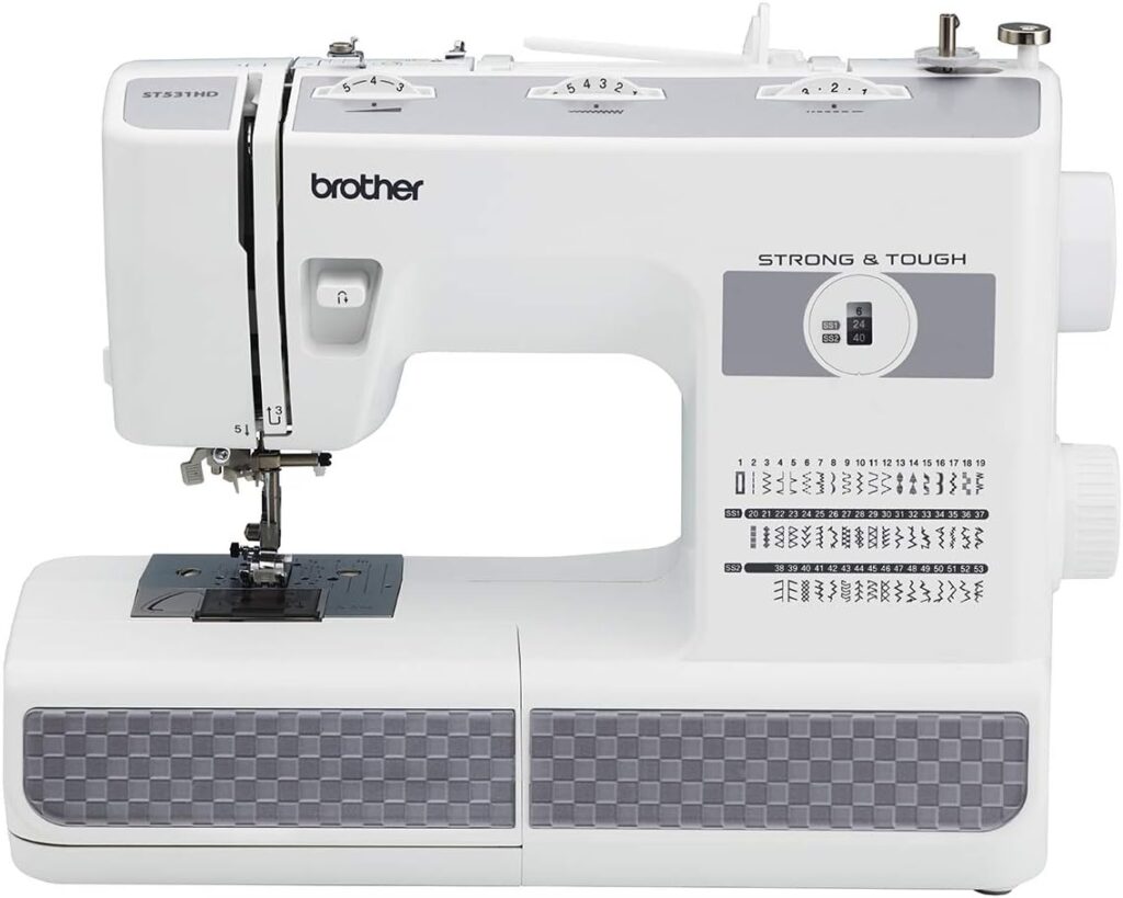 Brother ST531HD Strong  Tough 53 Stitch Sewing Machine with Finger Guard
